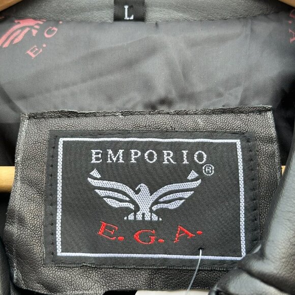 ** HOST PICK "" E.G.O. EMPORIO COLLECTION MENS FAUX LEATHER 3/4 LENGTH NWT - Picture 6 of 15